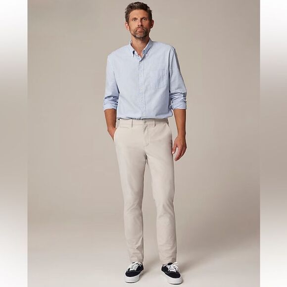 NWT J CREW 770 Straight-fit tech pant in Taupe size 32/34 - Picture 2 of 9